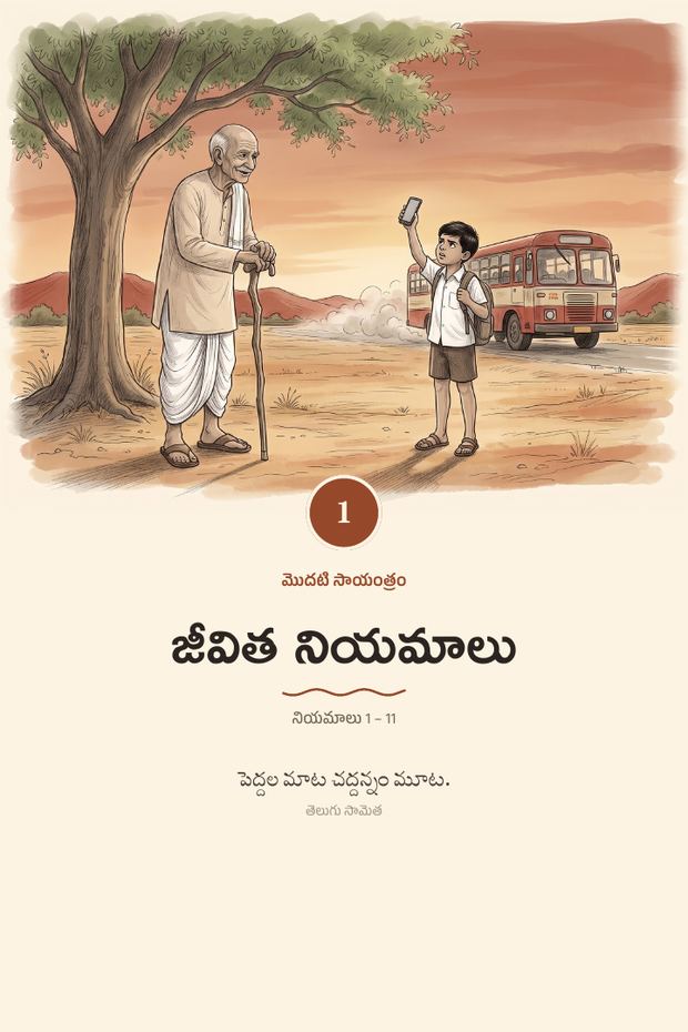 పుస్తకంలోని పేజీ: మొదటి సాయంత్రం · ప్రారంభం